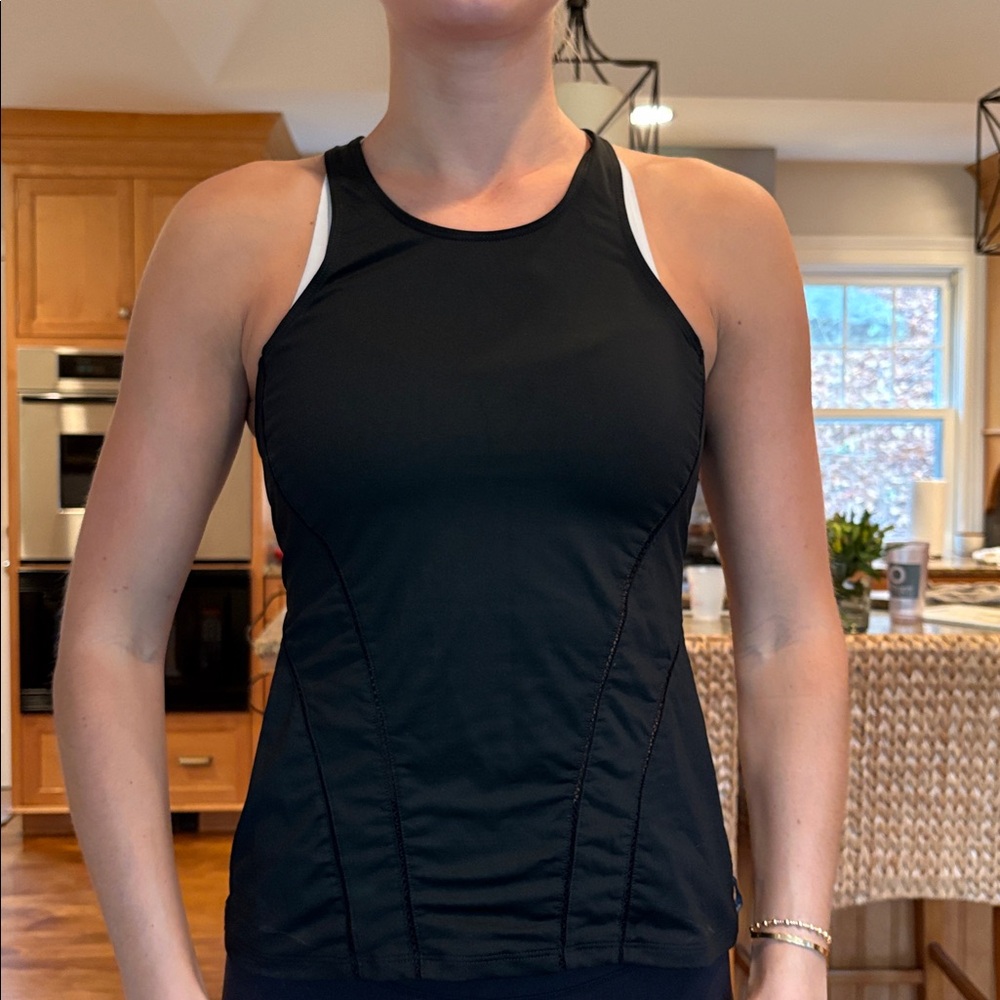 MICHI Black Workout Racerback Dress